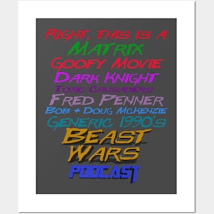 This is a Beast Wars Podcast Posters and Art